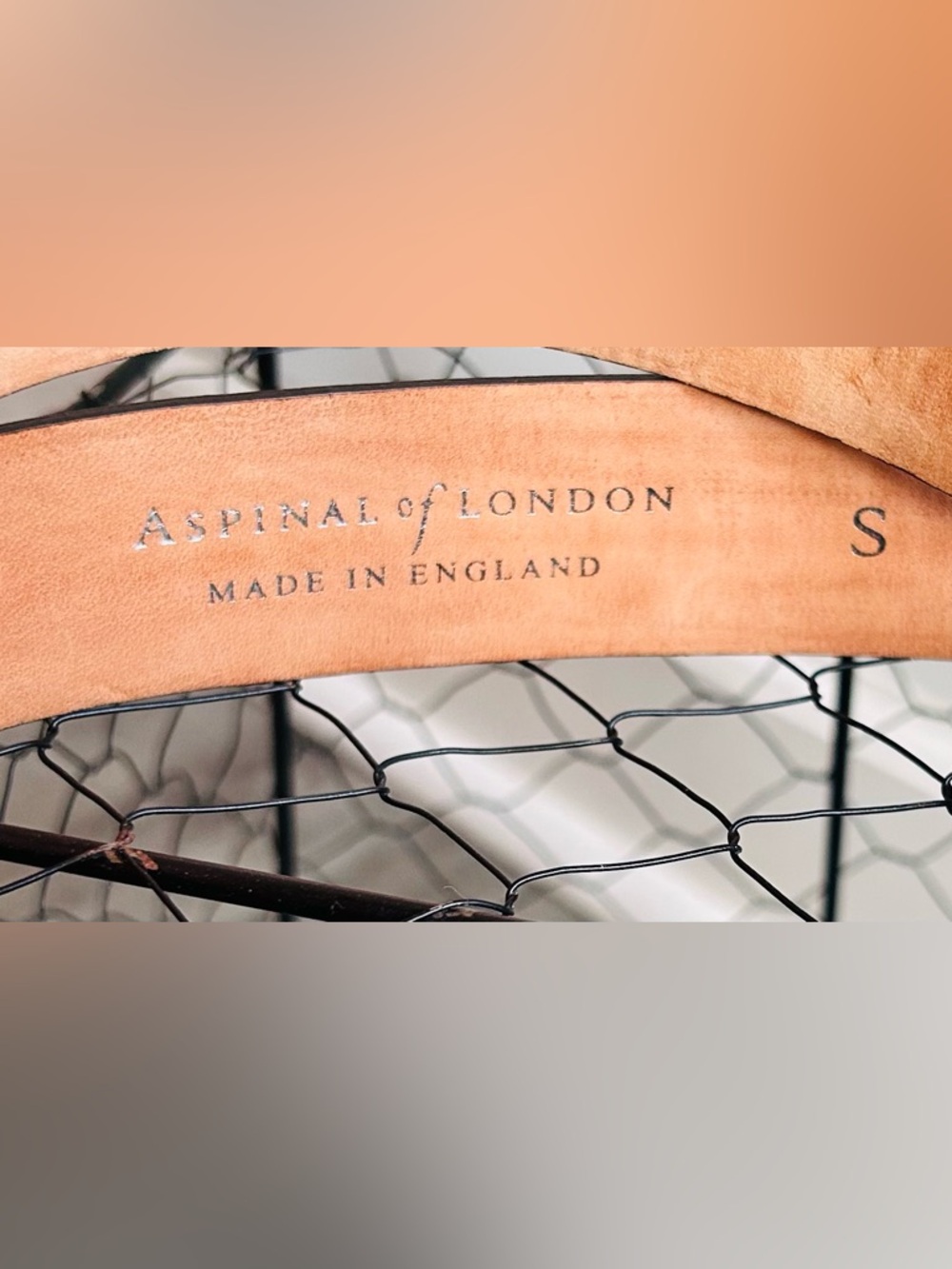 Aspinal of London Brown Leather Belt Mens S Classic Dress Casual Quiet Luxury - Picture 11 of 12